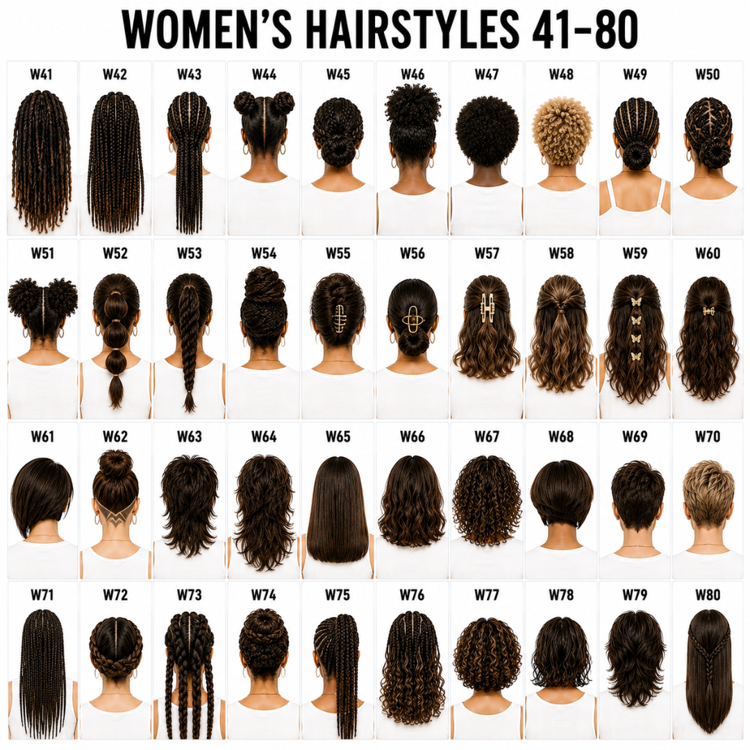 Women's hairstyles 41 to 80